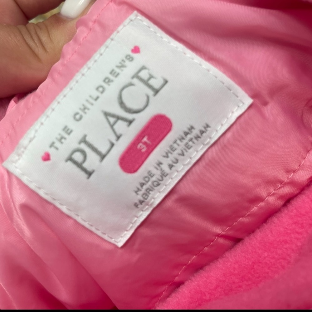 Pink puffer jacket - Picture 3 of 3